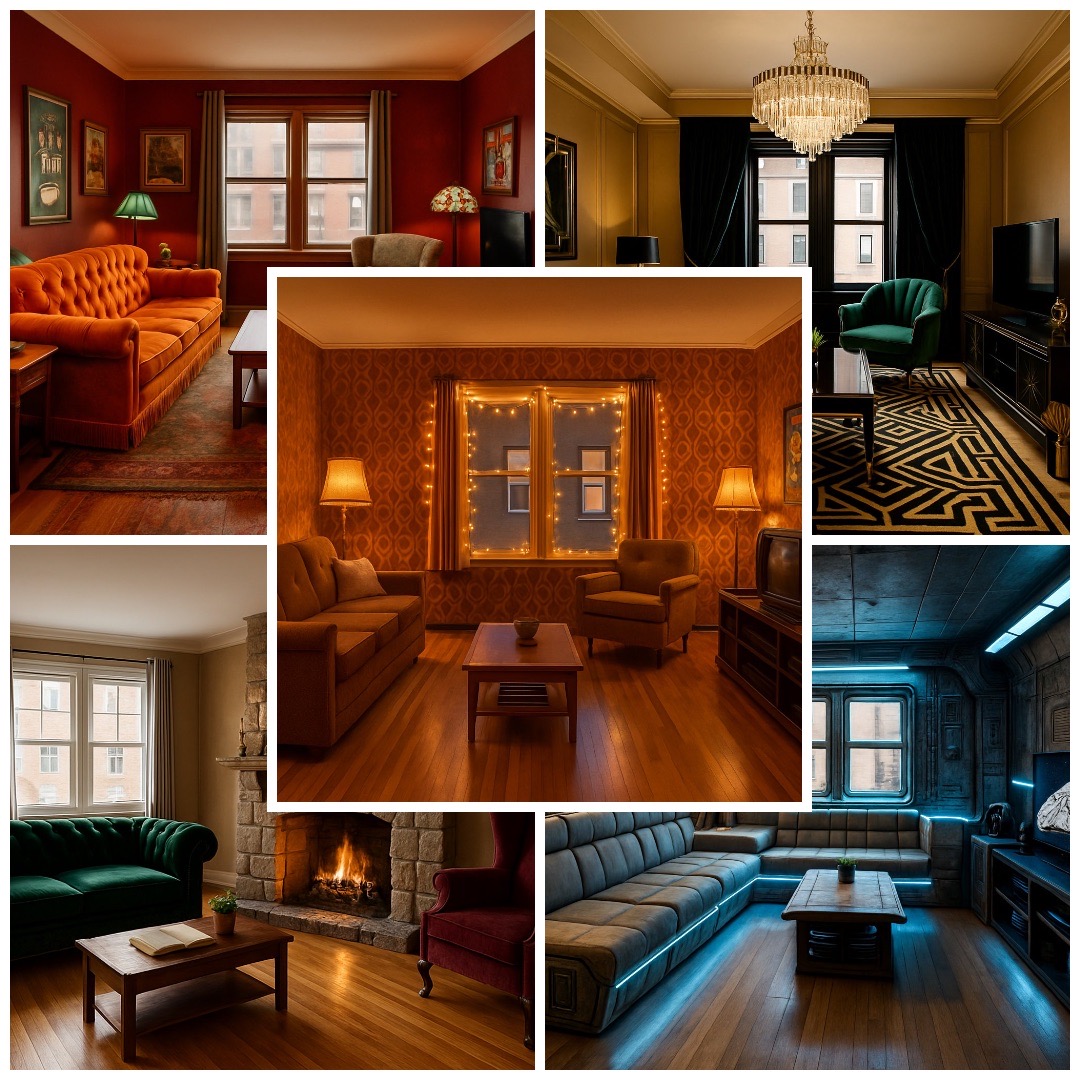 From Boring to Blockbuster: Transform Your Living Room into a Movie-Inspired Masterpiece with Style Blast AI