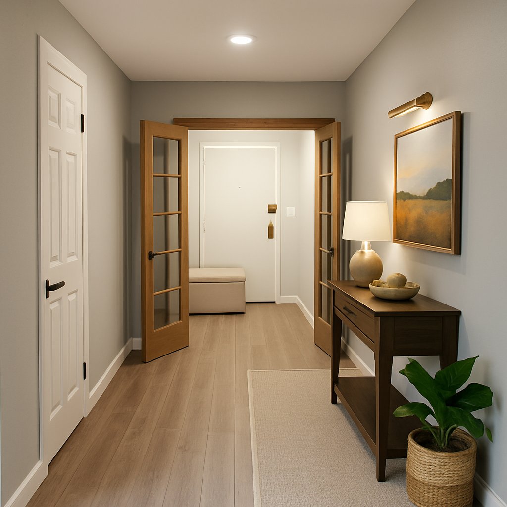 AI-Generated Hallway Design Solution